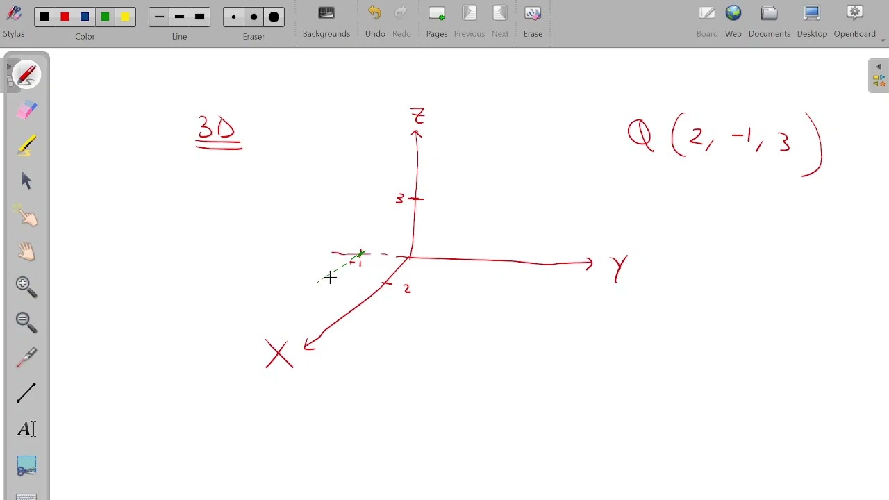 Applied Maths - 3. 2D and 3D reference system