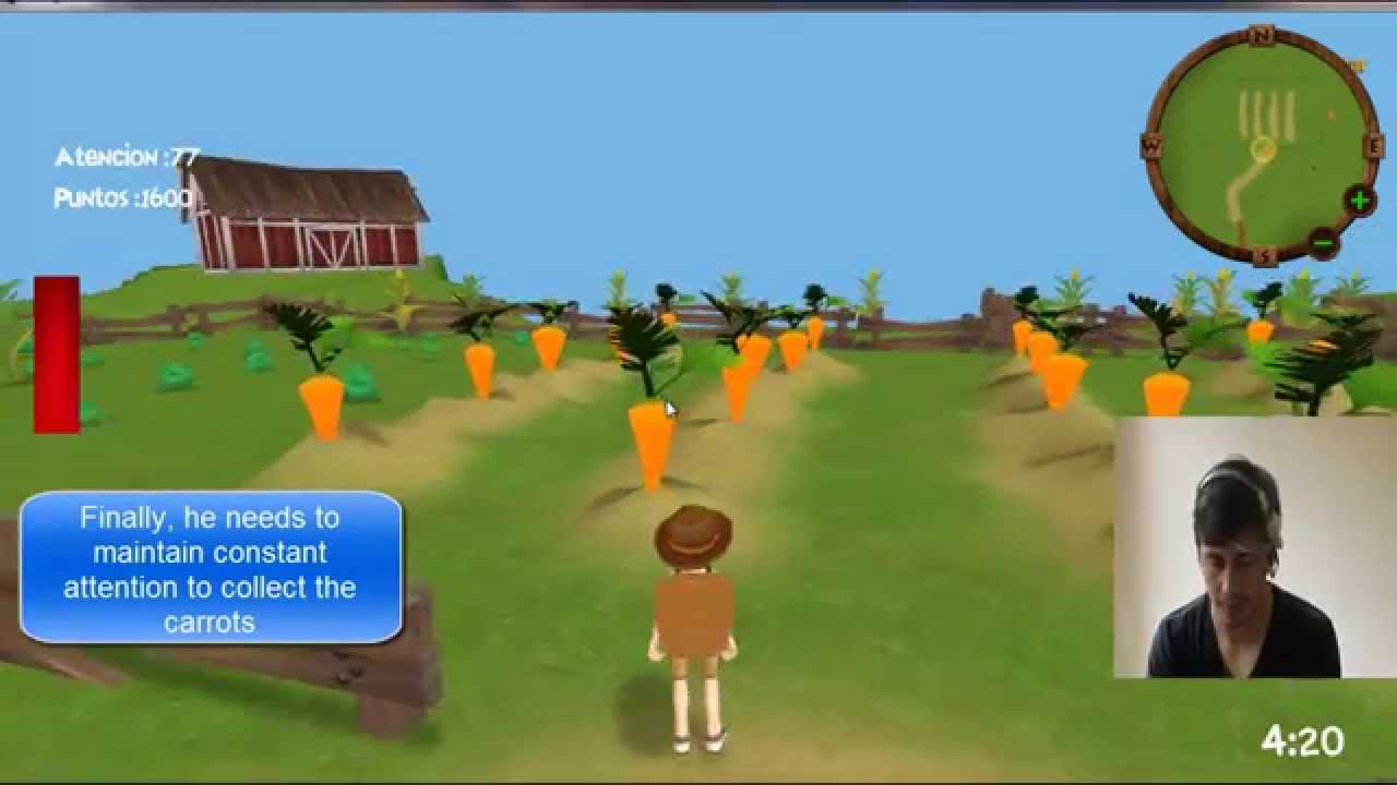 Harvest Challenge. BCI videogame for ADHD children