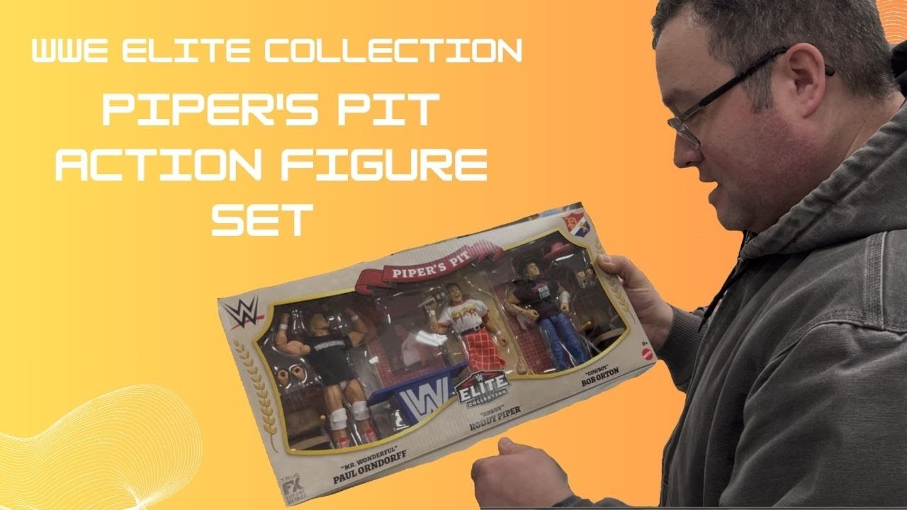 WWE Elite Collection Piper's Pit interview action figure Set at Target