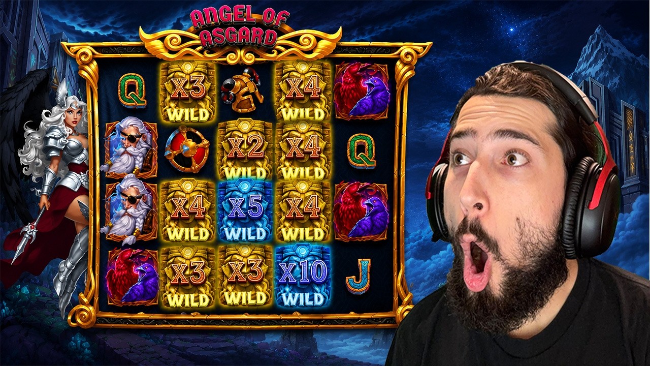 TRYING THE *NEW* ANGEL OF ASGARD SLOT!! (VALKYRIE)