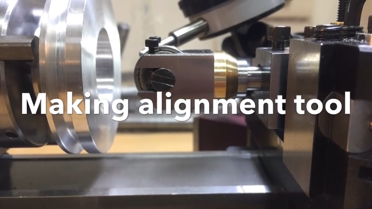 Making alignment tool on the sherline lathe