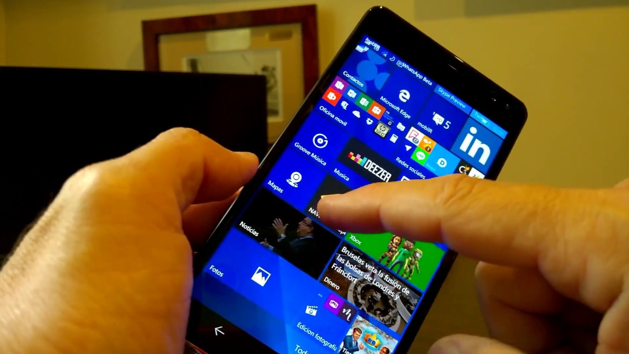 HP ELITE X3: Como organizar el espacio en una gran pantalla y las apps  deL HP Elite X3