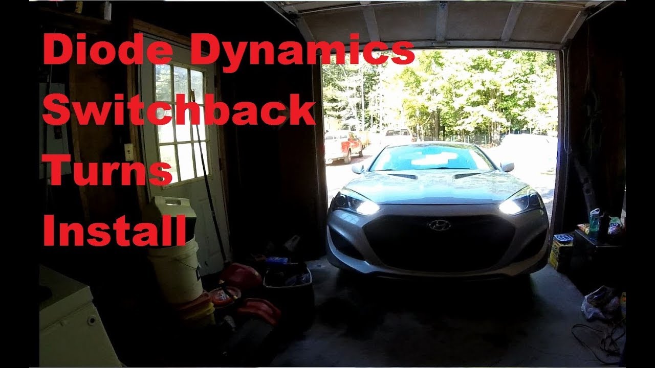 13+ Genesis Coupe Switchback turn signals by Diode Dynamics