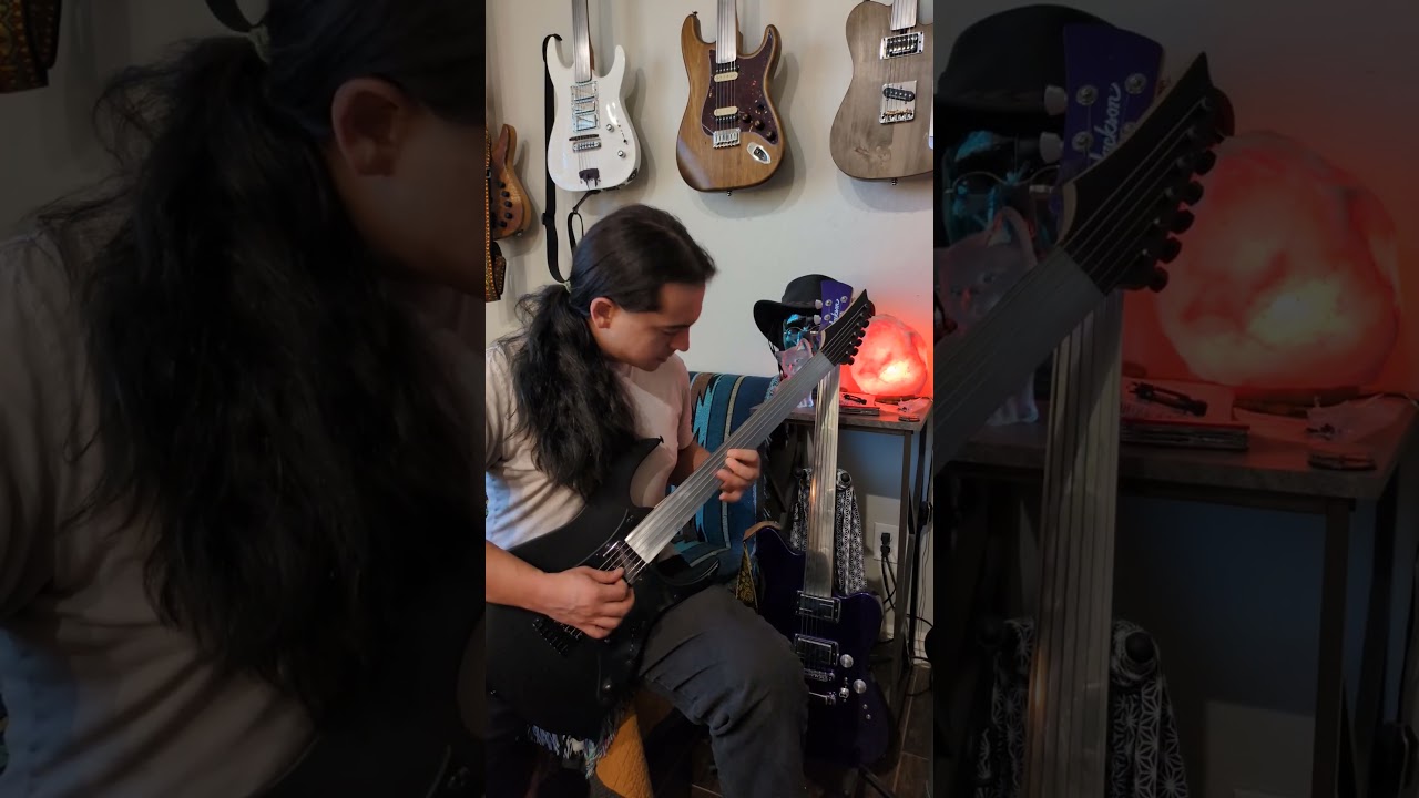 Fretless Ibanez Electric Guitar