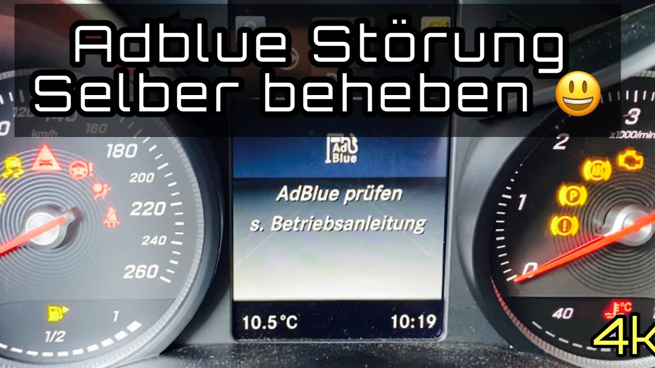 Mercedes Adblue Störung Selber beheben GLC A C E GLA ...4k
