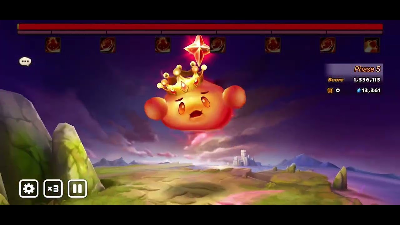 Summoners War: Monster Subjugation - Fire - King Slime Phase 7 Clear Full Auto