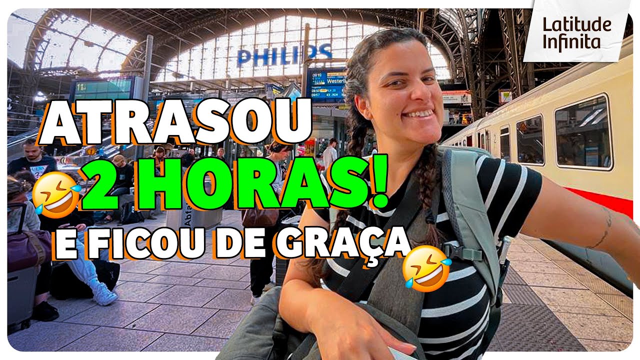 COMO É pegar um TREM NA ALEMANHA? (E esse ficou de graça!)