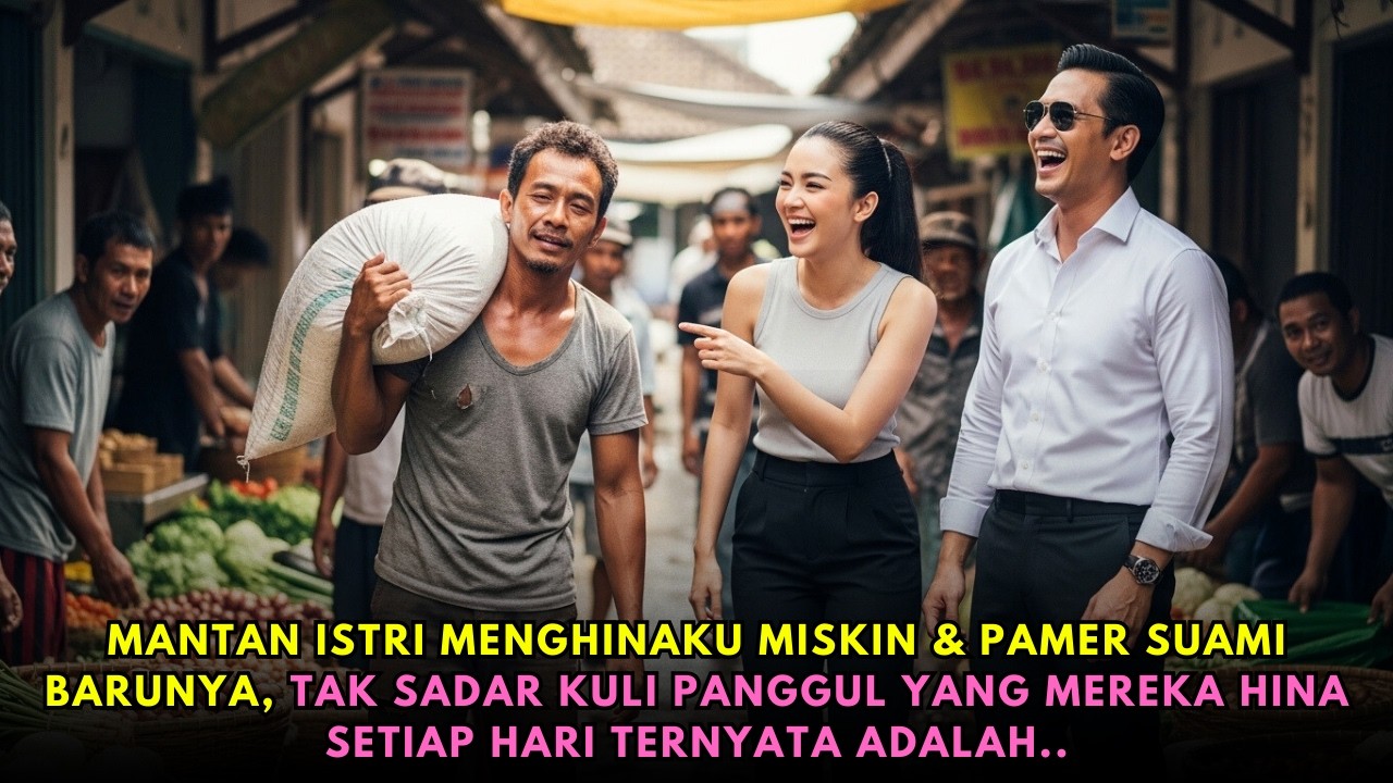 KULI PANGGUL DIHINA MANTAN ISTRI DI PASAR, SEMUA ORANG TERDIAM SAAT IDENTITAS ASLINYA TERUNGKAP