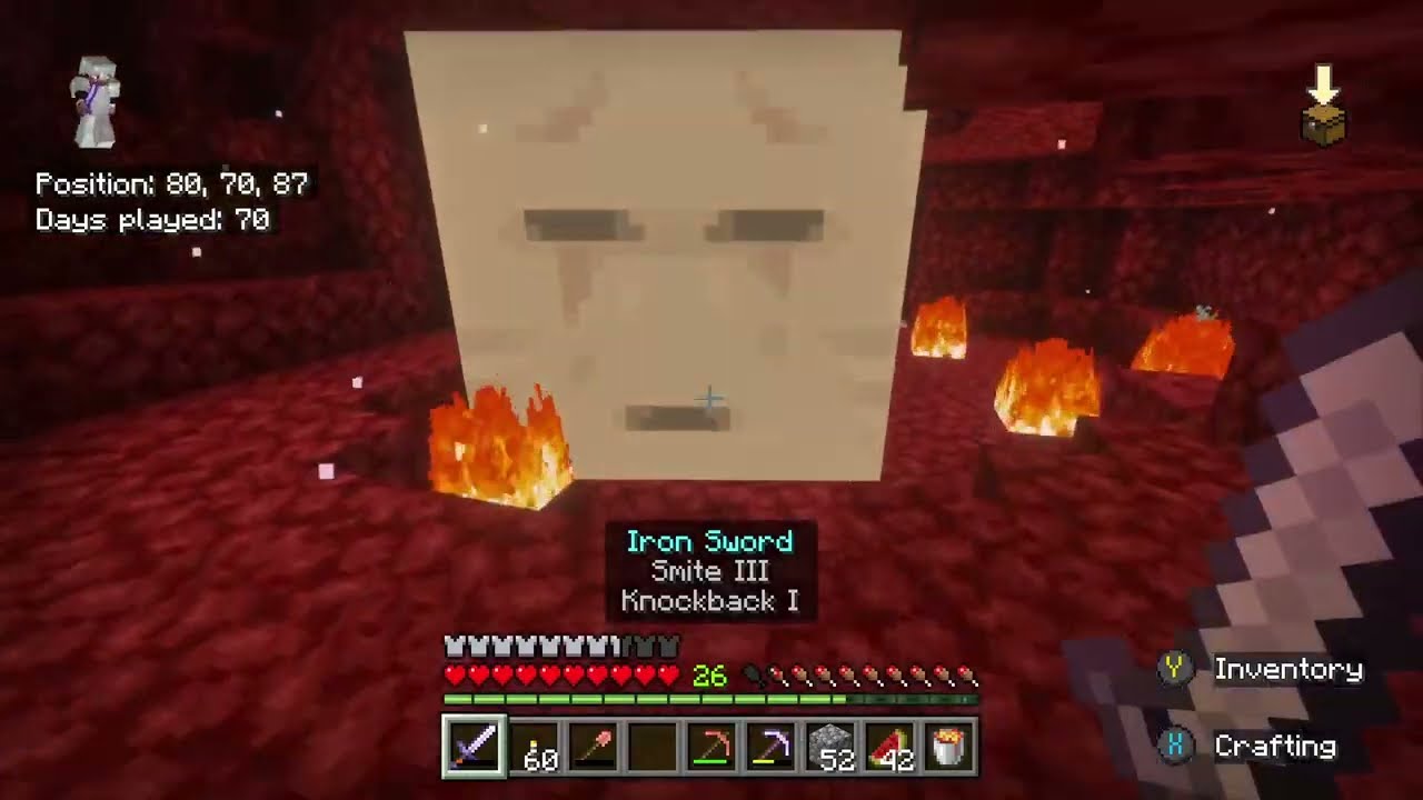 Silent Minecraft Survival | Day 70 – Nether Experince  Required (No Commentary)