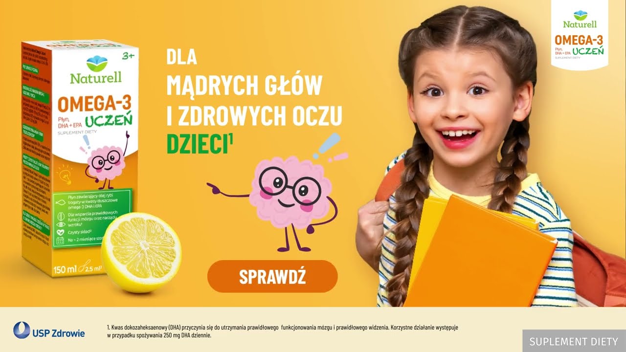 Naturell Omega-3 Uczeń w płynie