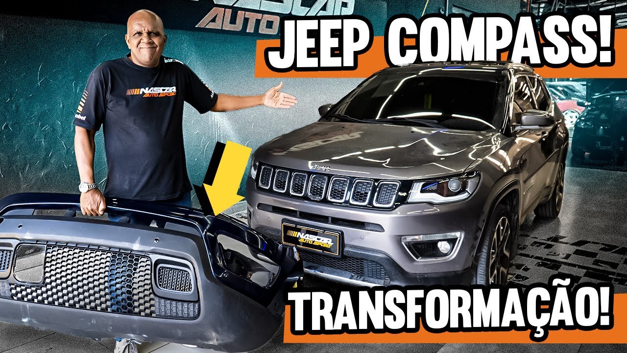 JEEP COMPASS! OLHA ESSA TRANSFORMAÇÃO QUE FIZEMOS 🔥