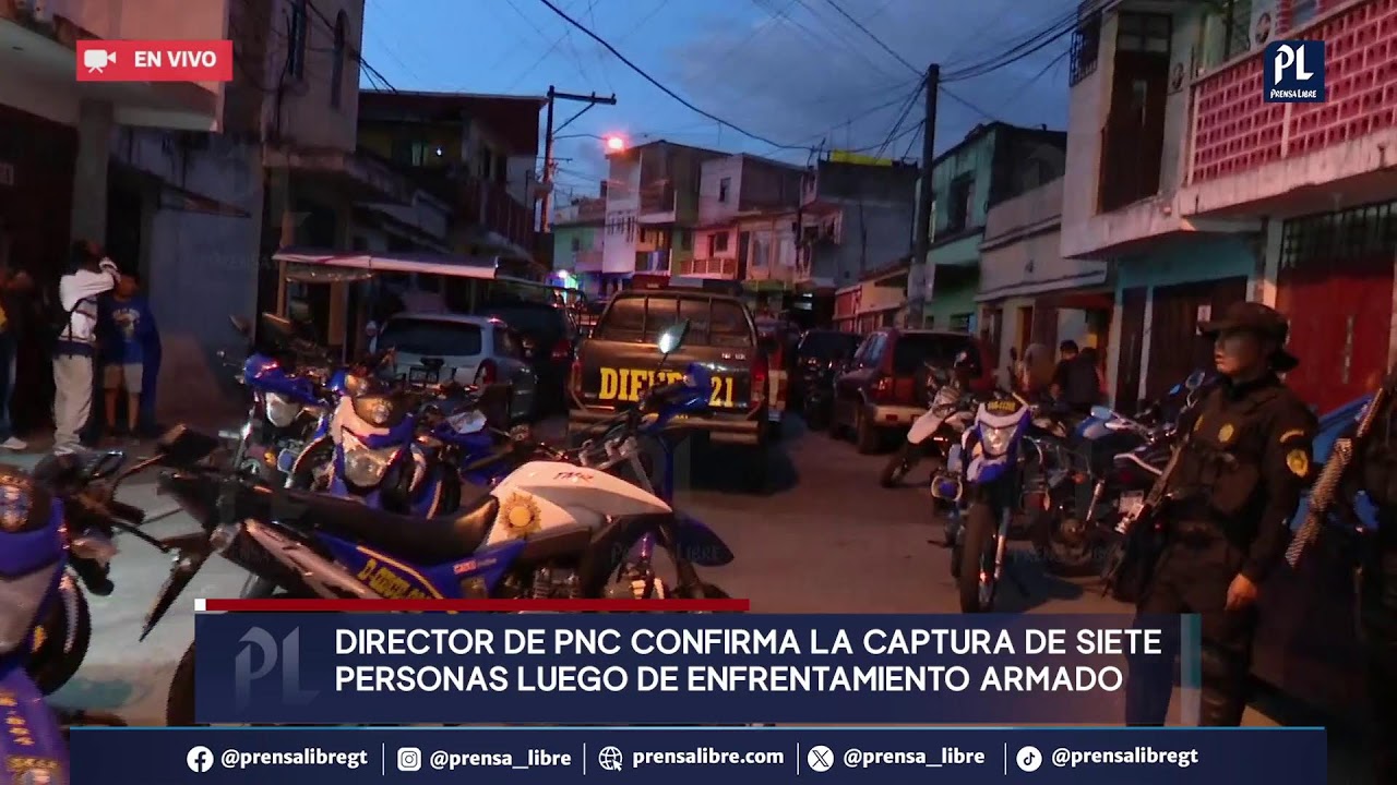 Operativo en el Barrio El Gallito: PNC captura a pandilleros luego de enfrentamiento armado