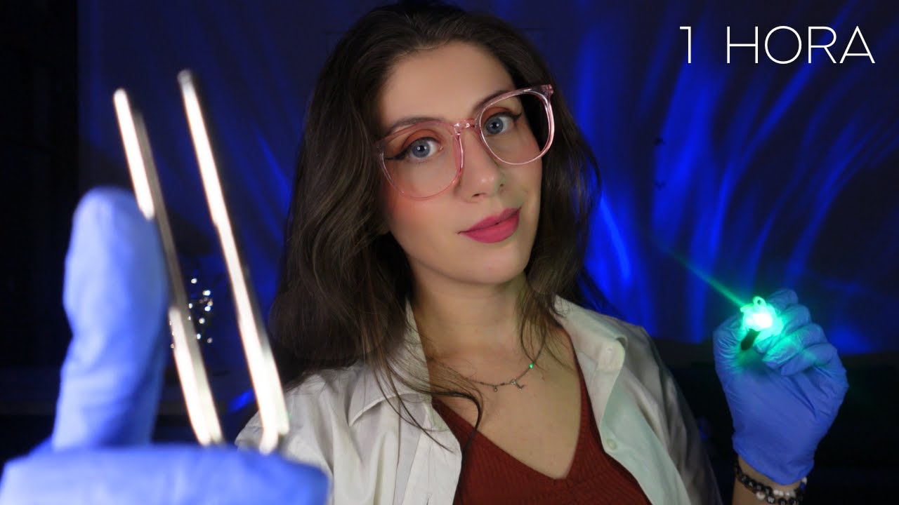 ASMR • 1 HORA Examen de NERVIOS CRANEALES Completo Roleplay