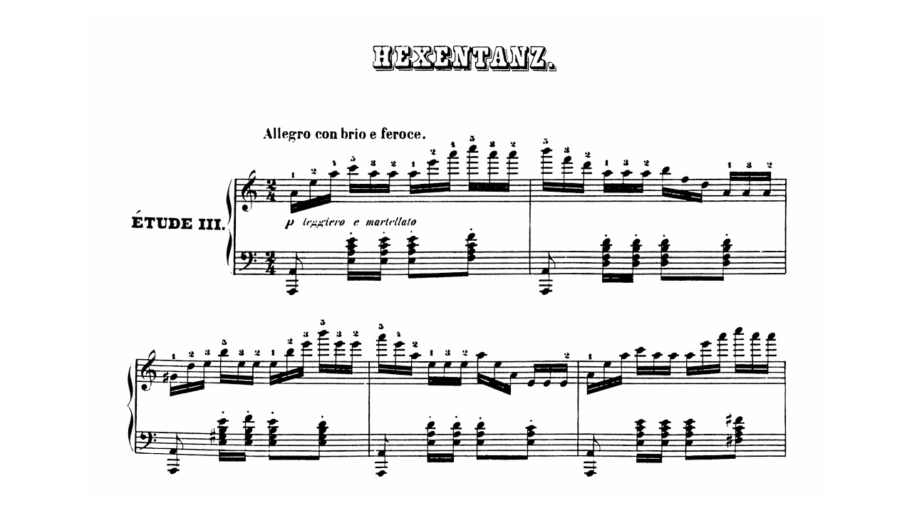 Henselt - Etude Op. 5, No. 3 
