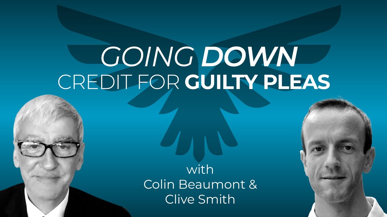 GOING DOWN - CREDIT FOR GUILTY PLEAS