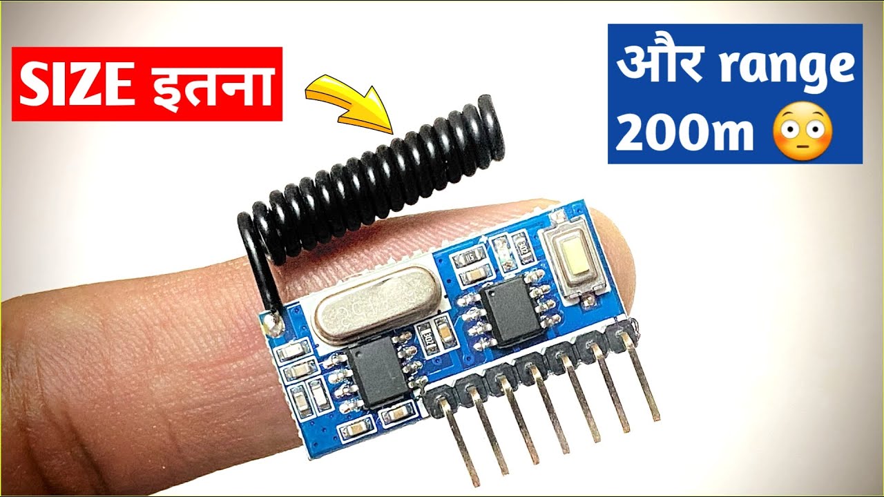 How to use: Wireless Remote Control Switch | DIY universal remote circuit for light, motor, door
