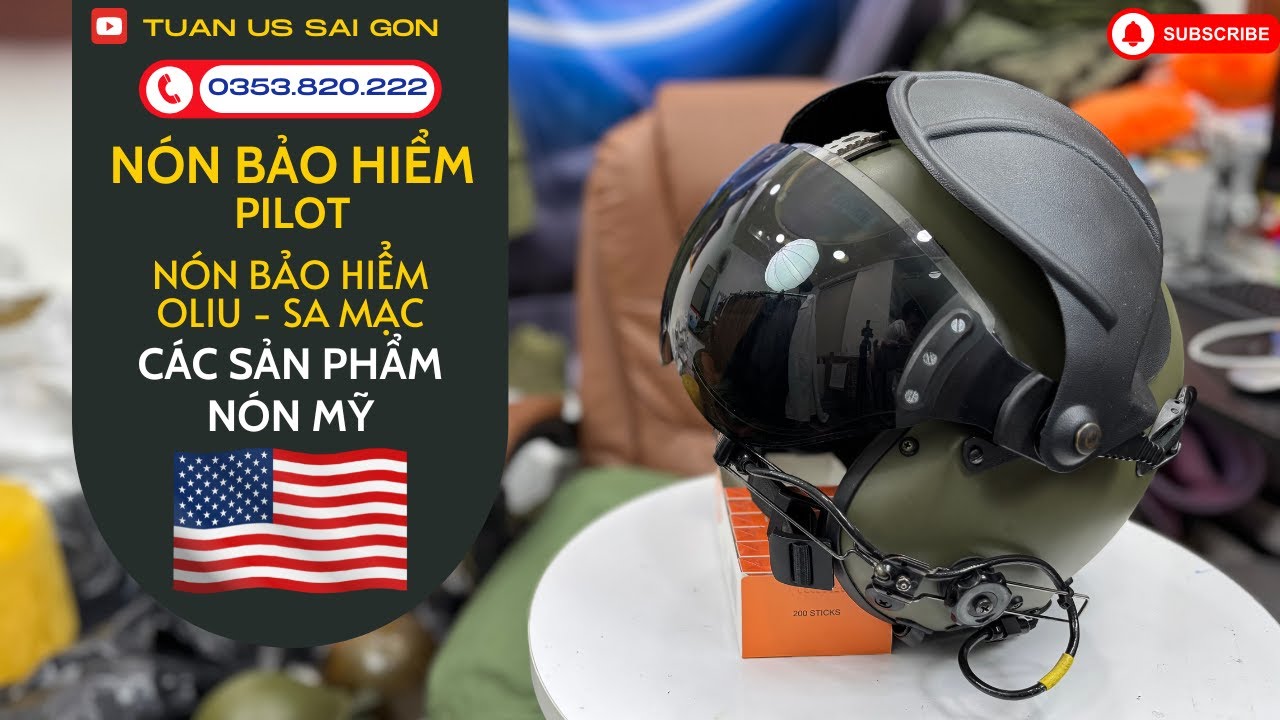 [19/3] ĐỒ LÍNH MỸ | NÓN PILOT - PHI CÔNG | NÓN BỐ | NÓN BẢO HIỂM SA MẠC - OLIU | LH 0353.820.222