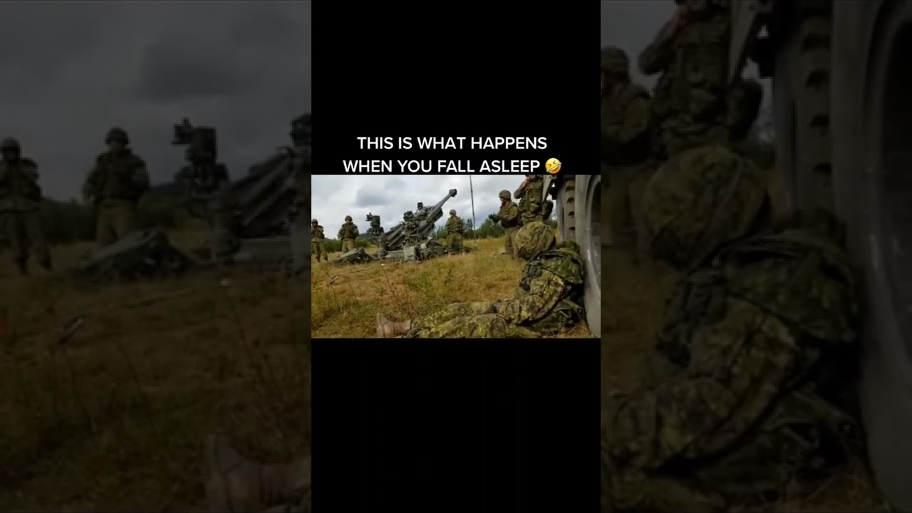 Fall asleep 😴 #sleep #funny #military #viral