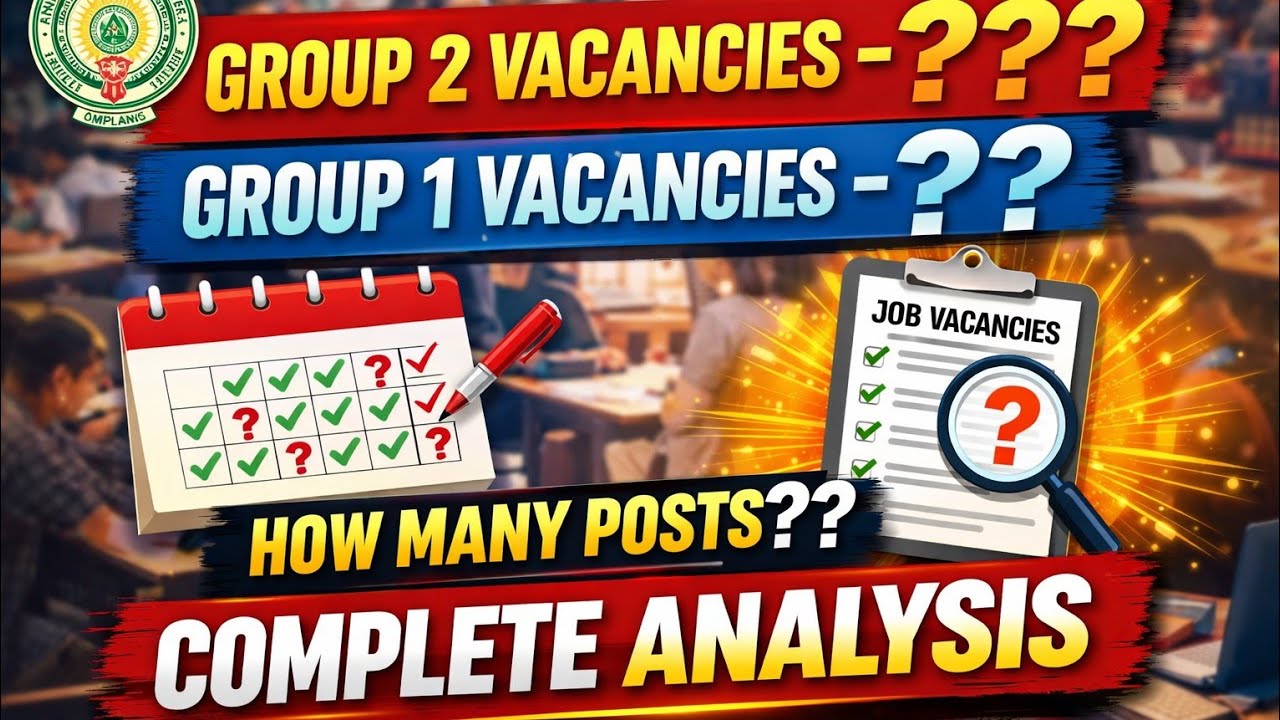 🎯🎯🎯APPSC GROUP 2,1 POSTS AND VACANCIES (ANALYSIS ONLY)✅️✅️✅️