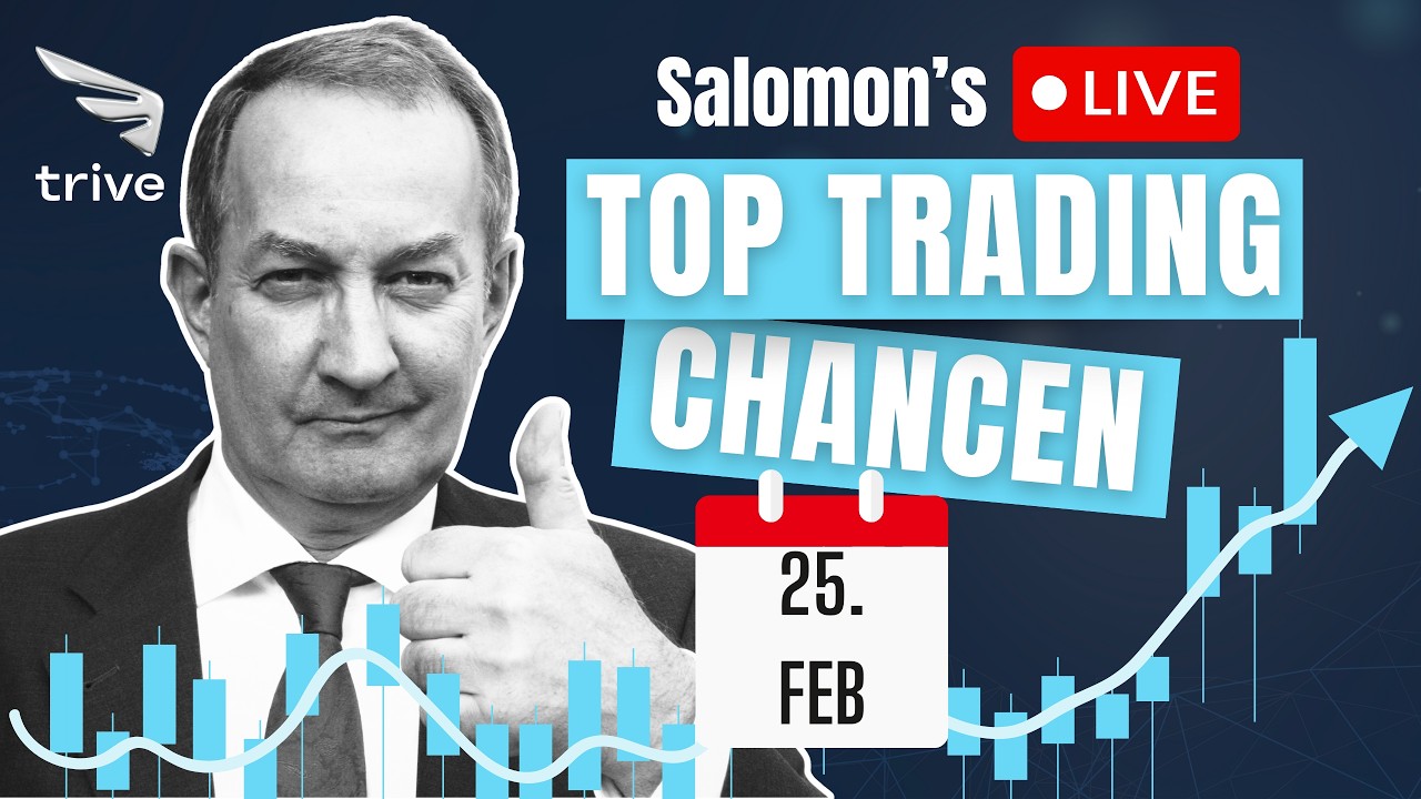 🔵DAX, Dow Jones, Gold, Silber, EUR/USD & BTC | Aktuelle Chartanalyse der Märkte | Webinar 25.02.2026