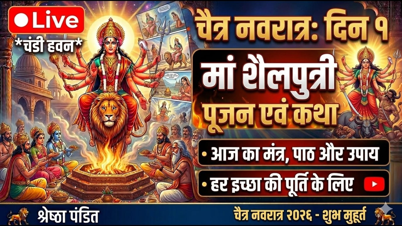 🛑LIVE NAVRATRI SPECIAL कृपा प्राप्ति के लिए जरूर सुने #live #durgasaptashati #mantrajaap #livestream