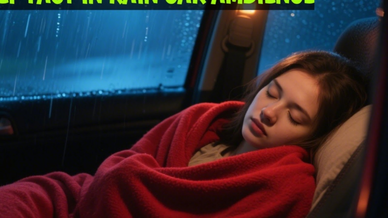 🌙 Night Rainstorm on Tin Roof – Relaxing ASMR Sounds for Deep Sleep