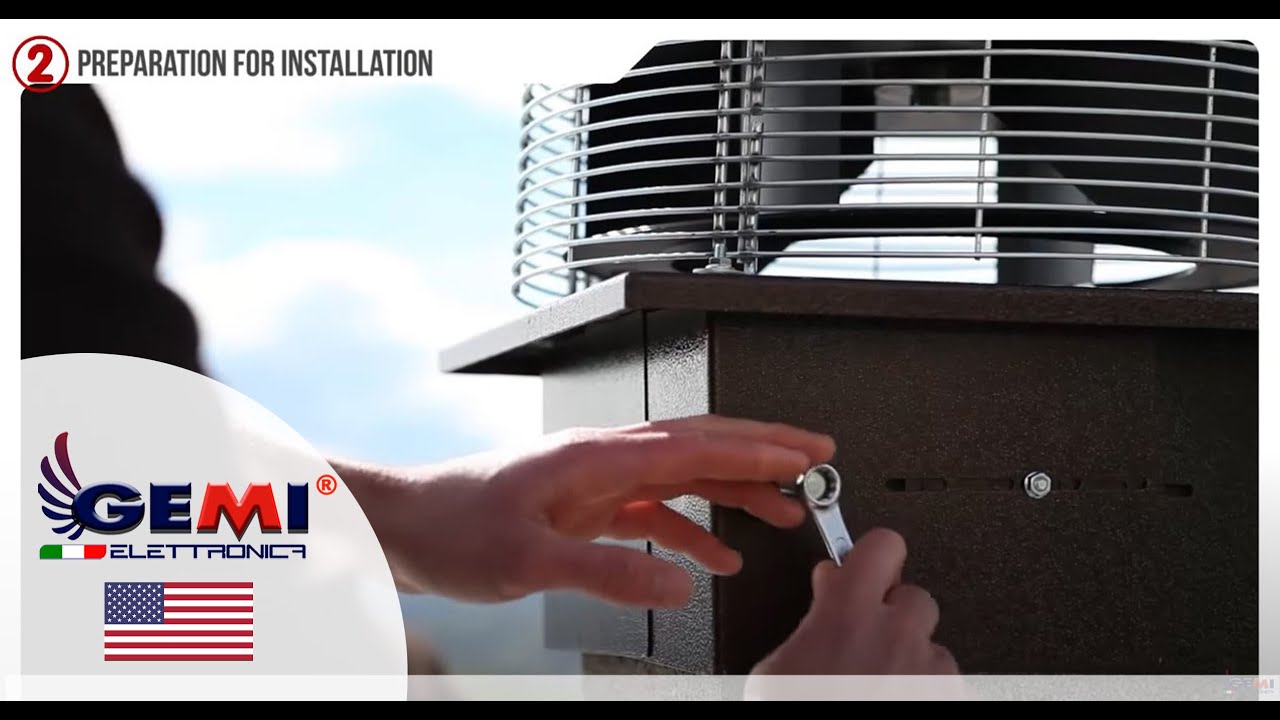 Chimney Fan Chimney Exhaust Fan Extractor Fan Chimney - GEMI (Version 110V USA)