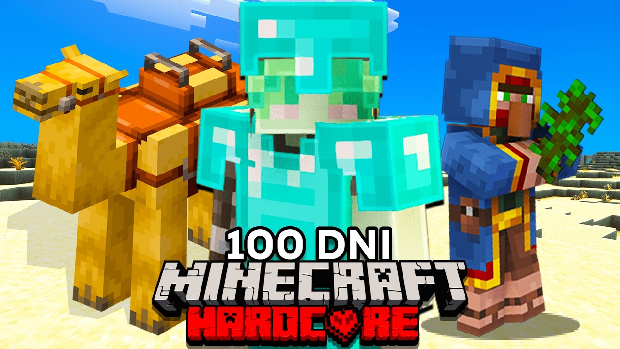 Przetrwałem 100 dni TYLKO na PUSTYNI w Minecraft Hardcore! 🌵🔥