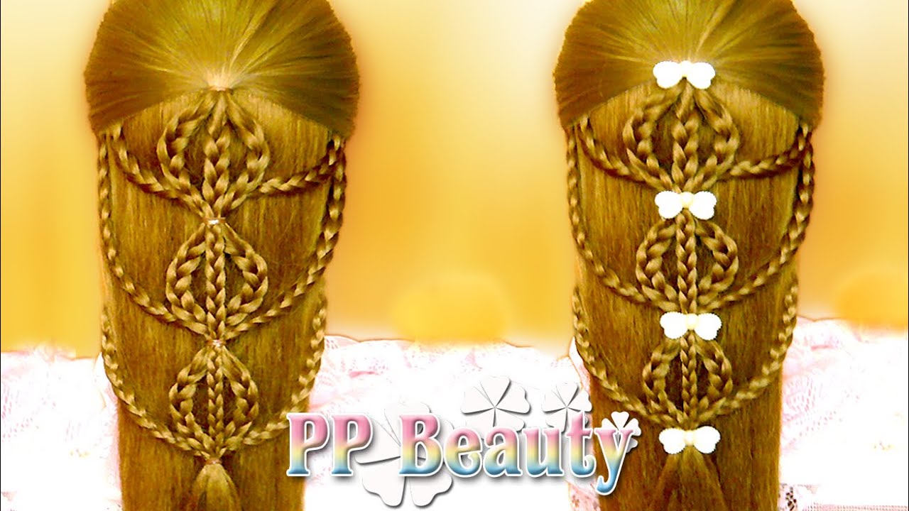 เปีย3 สวยและง่ายมาก ใครๆ ก็ทำได้  : Three Stand Braids ( Cute and Easy Braid Hairstyles)