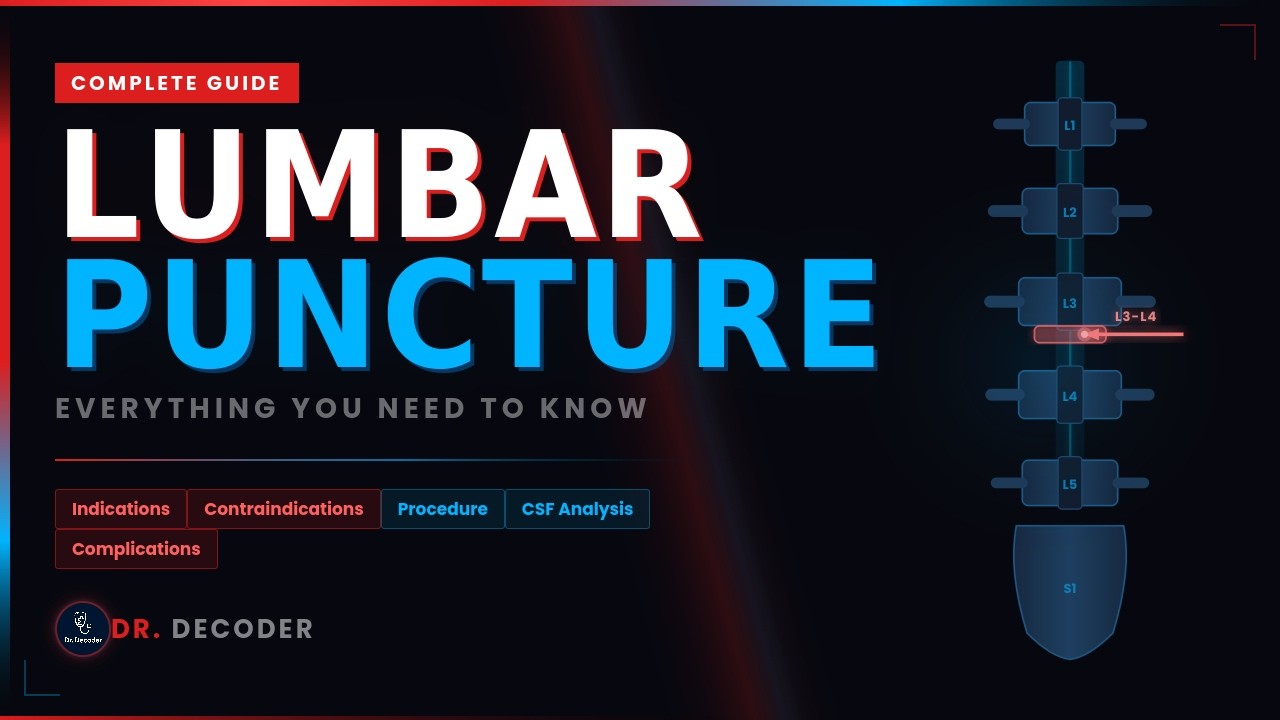 Lumbar Puncture Explained | Indications, Procedure, CSF & Complications