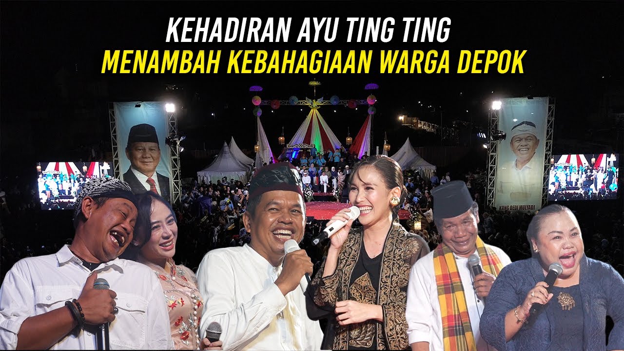 KEHADIRAN AYU TING TING MENAMBAH KEBAHAGIAAN WARGA DEPOK DI MALAM MINGGU
