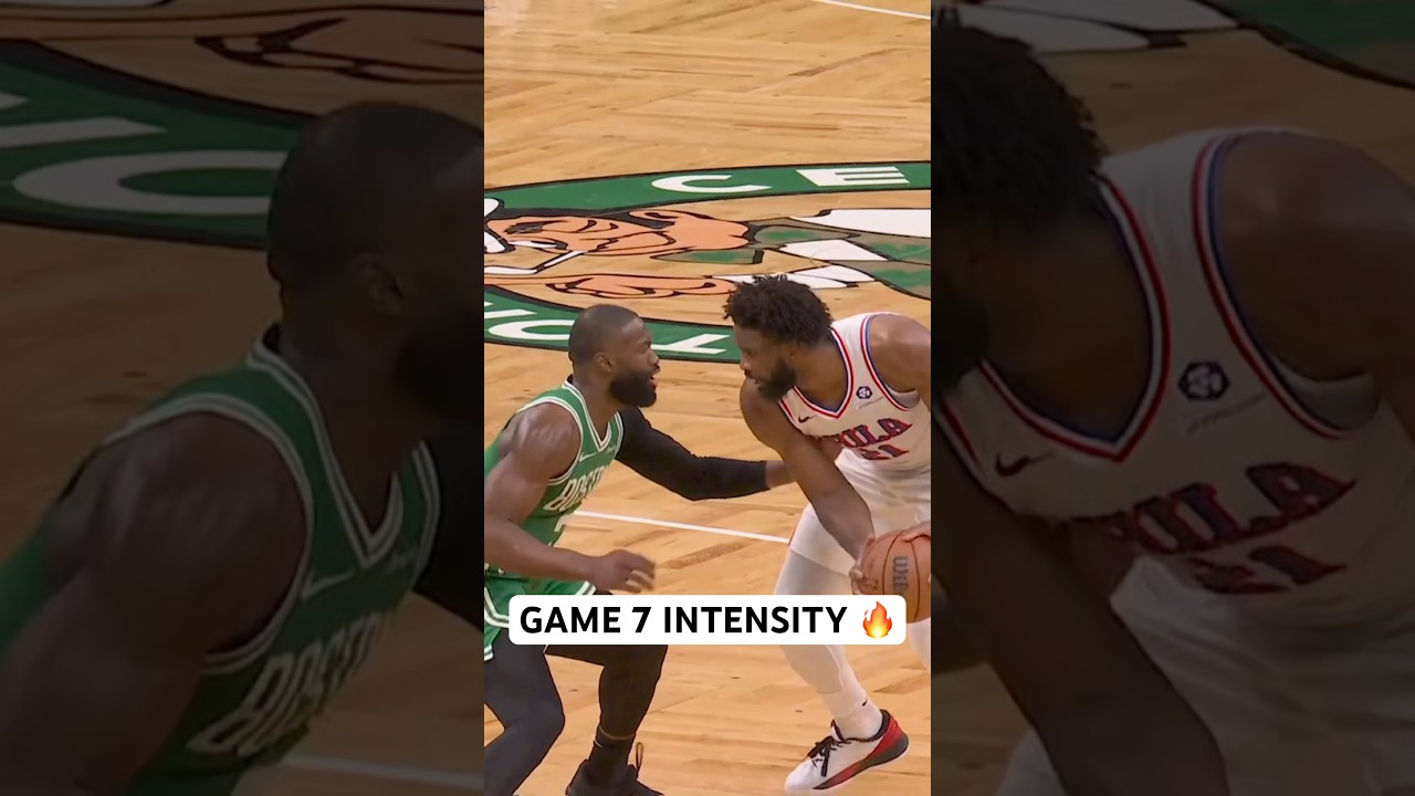 Embiid & Brown going at in Game 7 🔥