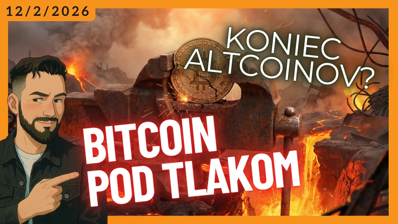 Bitcoin pod tlakom- Koniec altcoinových rally? #BTC #kryptoraňajky