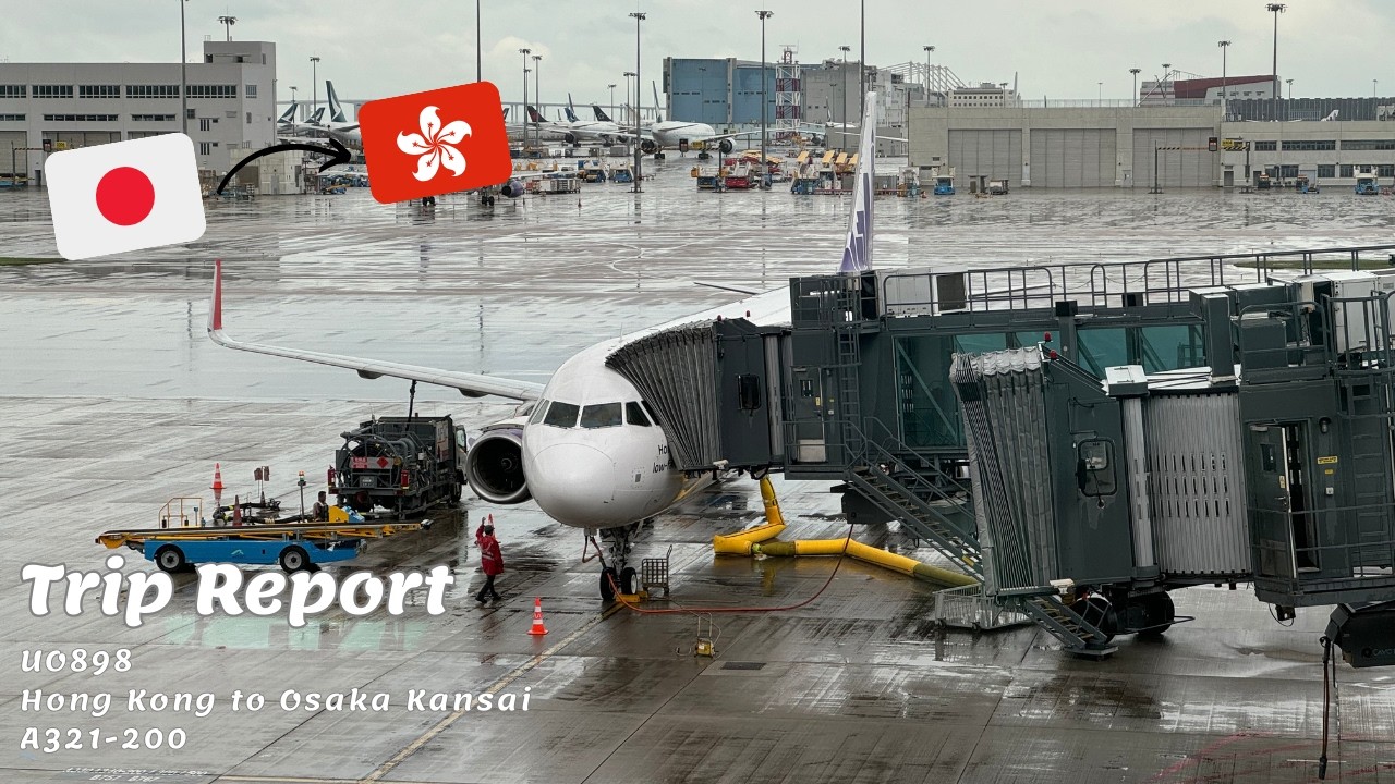 HK Express Review - Airbus A321-200 - Hong Kong to Osaka Kansai (UO898)
