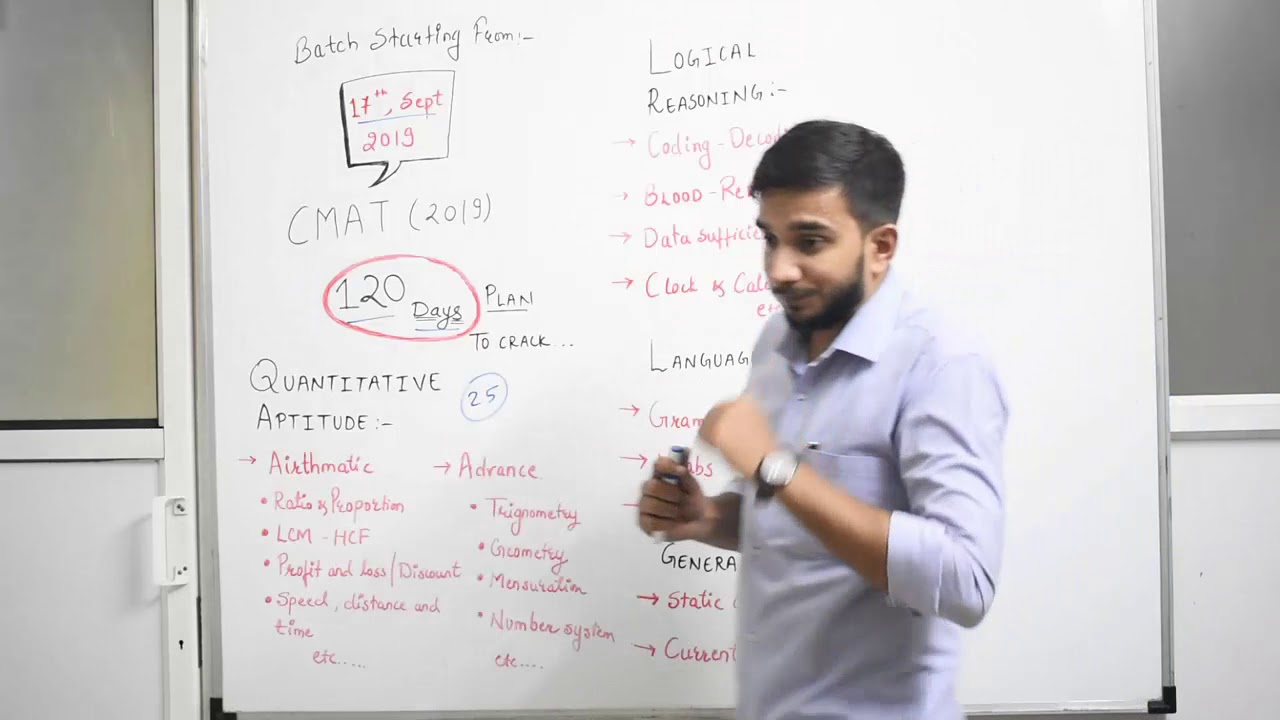 How to crack CMAT 2019 In JUST #120 DAYS