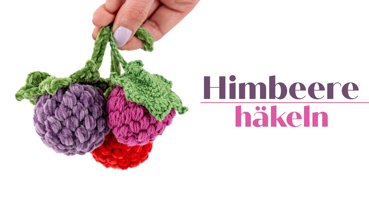 Himbeere häkeln | Amigurumi | Häkelanleitung by justMiko