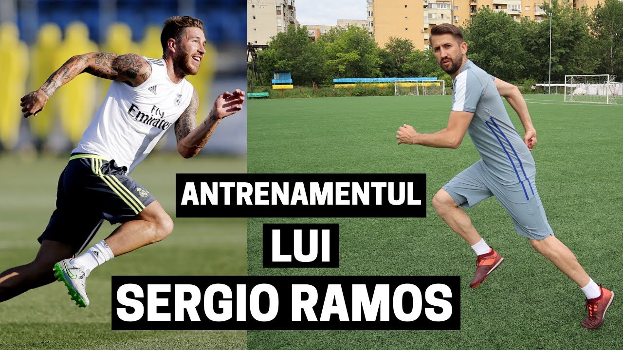ANTRENAMENTUL LUI SERGIO RAMOS DE PREGATIRE FIZICA | ANTRENAMENT FIZIC FOTBAL | IMPROVED FOOTBALL