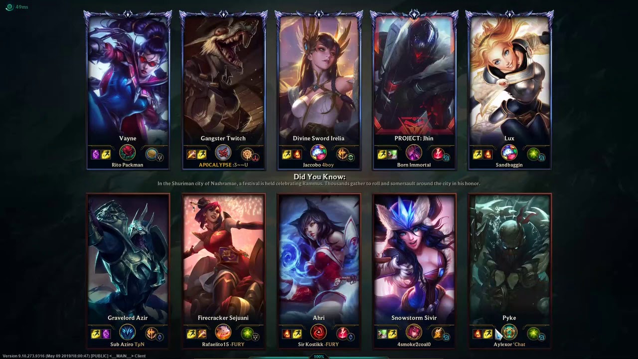 AP0CALYPSE L9  Stream  17.05.2019 - League Of Legends