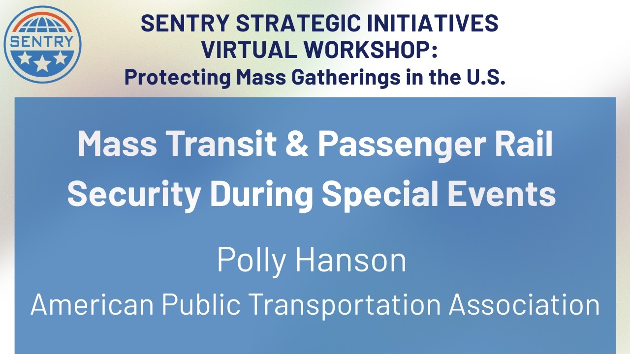 Transportation Security: Polly Hanson, American Public Transportation Association
