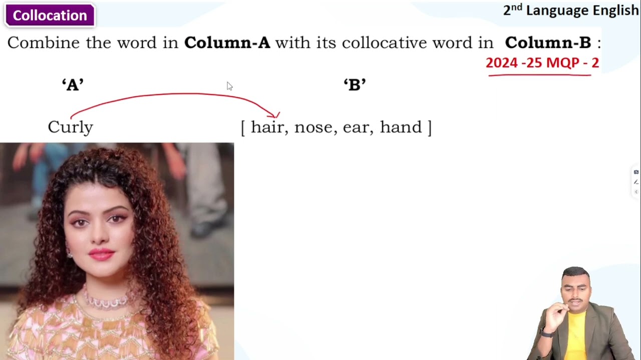 Collocations - 1Mark ll 10th ll 2nd Language English Grammar