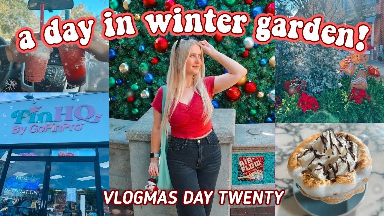 A day in Winter Garden!🎄*pin HQ, shopping, and everything going wrong lol* vlogmas day 20!