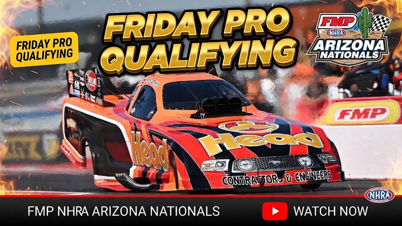 Top Fuel, Funny Car, and Pro Stock Qualifying | FMP NHRA Arizona Nationals