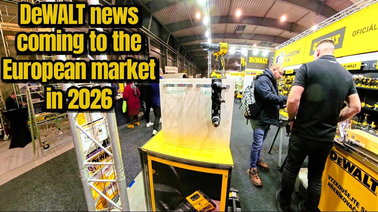 DeWALT new tools coming to the European market in 2026🔥 News from the Trade Fair 