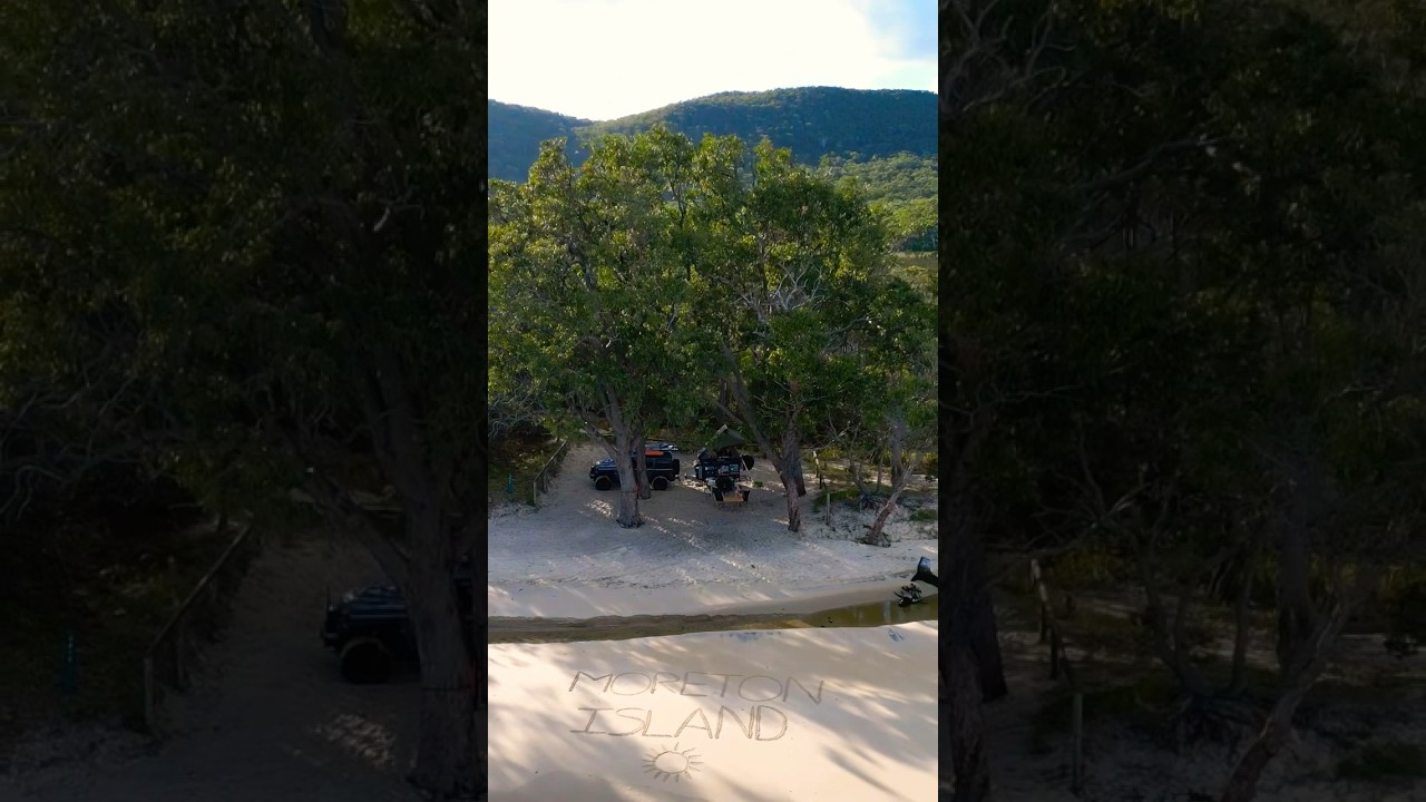📍Moreton Island, NW Camping Zone                               #beachcamping #campingaustralia