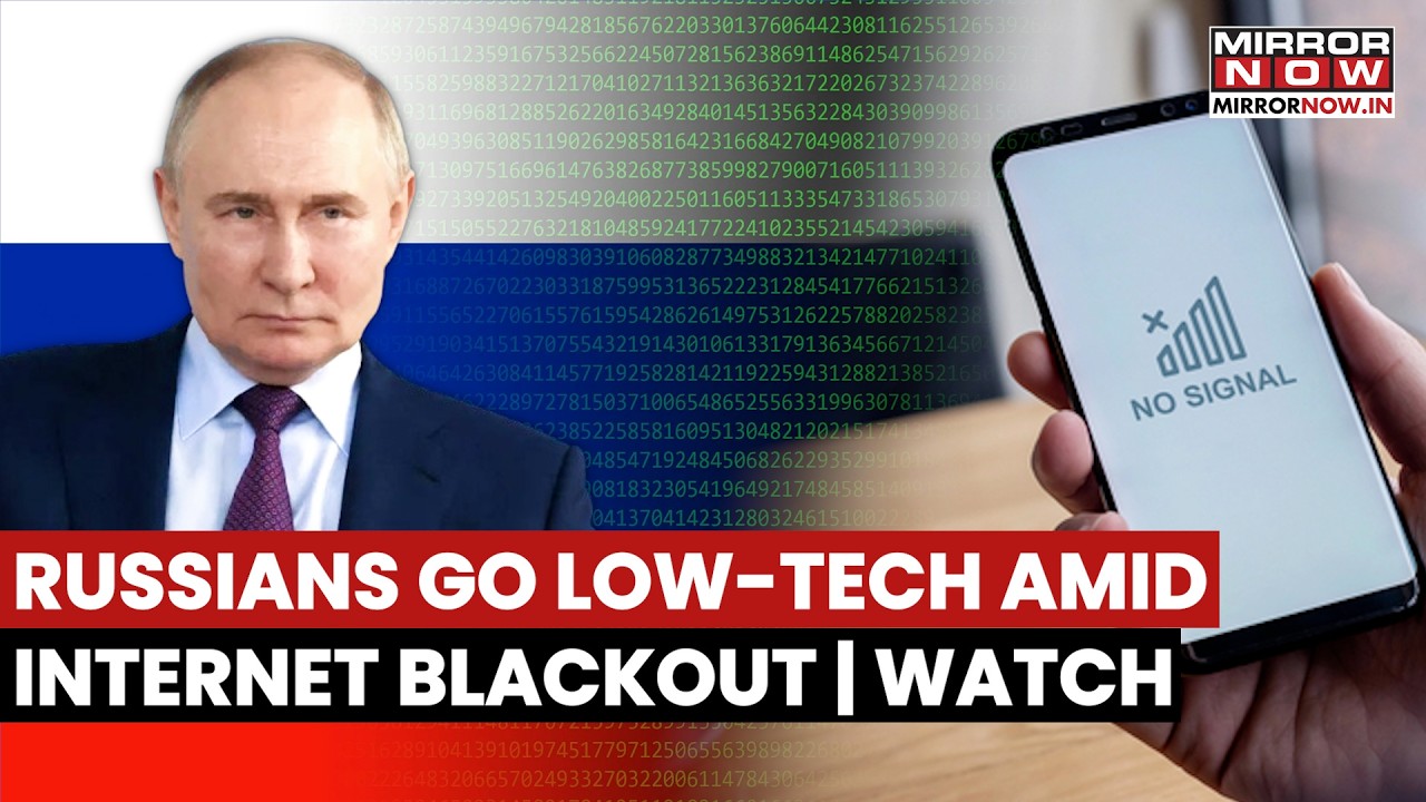 Russia Internet Blackout: Russians Turn To Low-Tech Solutions As Digital Services Collapse
