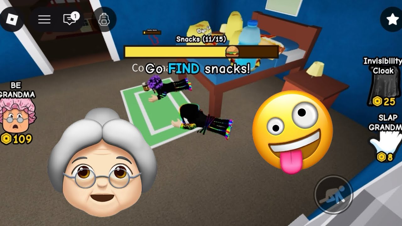 Playing don’t wake grandma#roblox 
