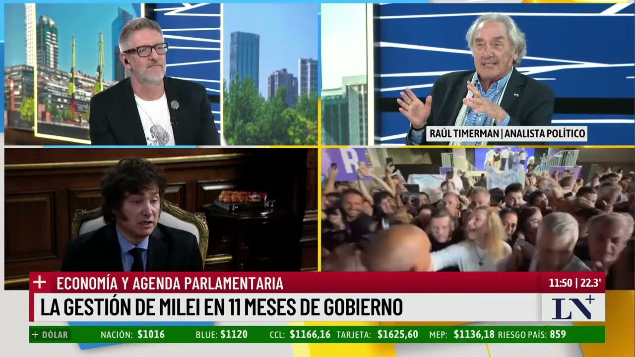 Economía y agenda parlamentaria: la gestión de Milei en 11 meses de gobierno