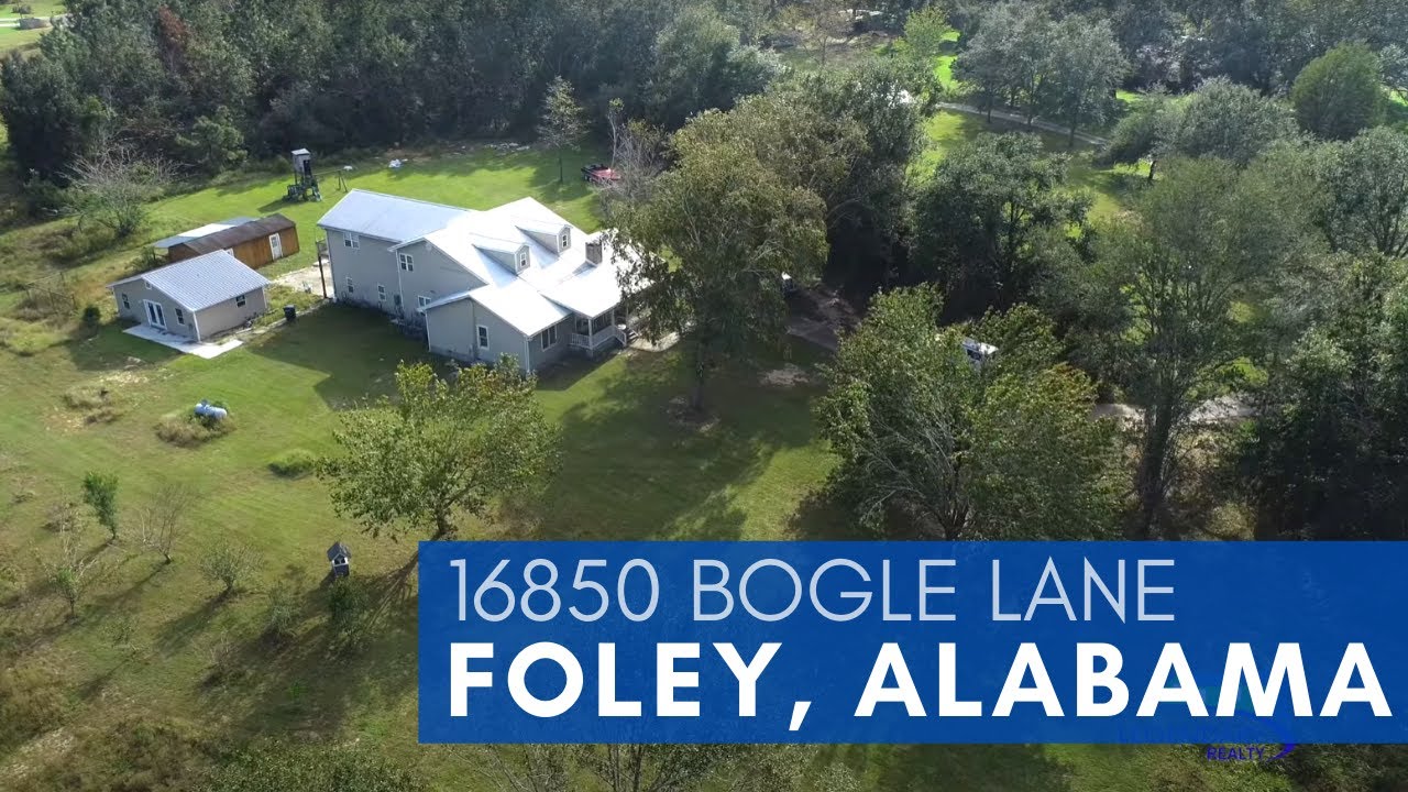 Custom Built Home with Guest Cottage on 10 Acres for Sale | 16850 Bogle Lane | Foley, Alabama