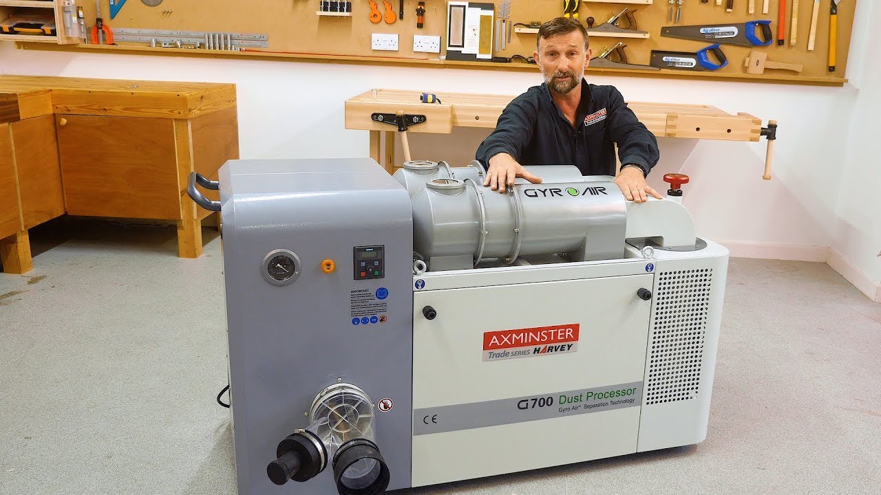 Dust Extractor - Axminster Trade Gyro Air G700 Fine Dust Processor - Machine Overview