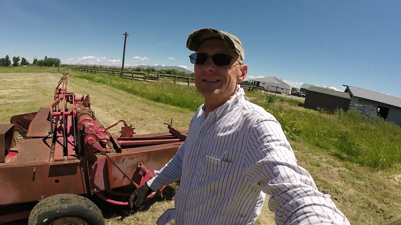 Knocking the Rust off the Massey Ferguson M12 Baler
